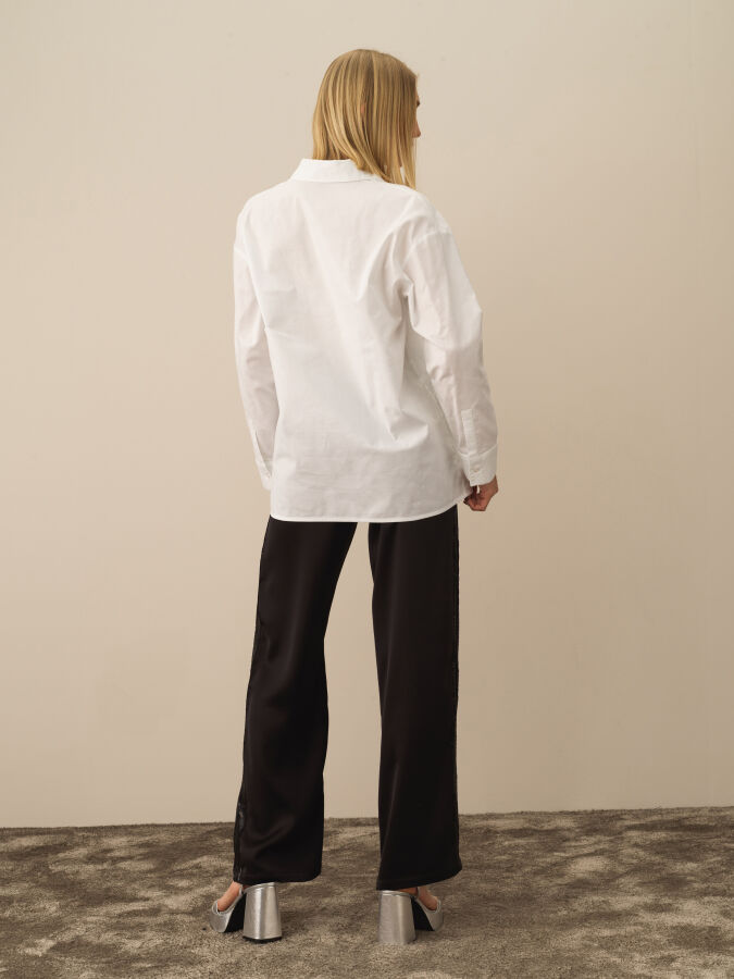 100% Cotton Oversized Basic Shirt - Xint