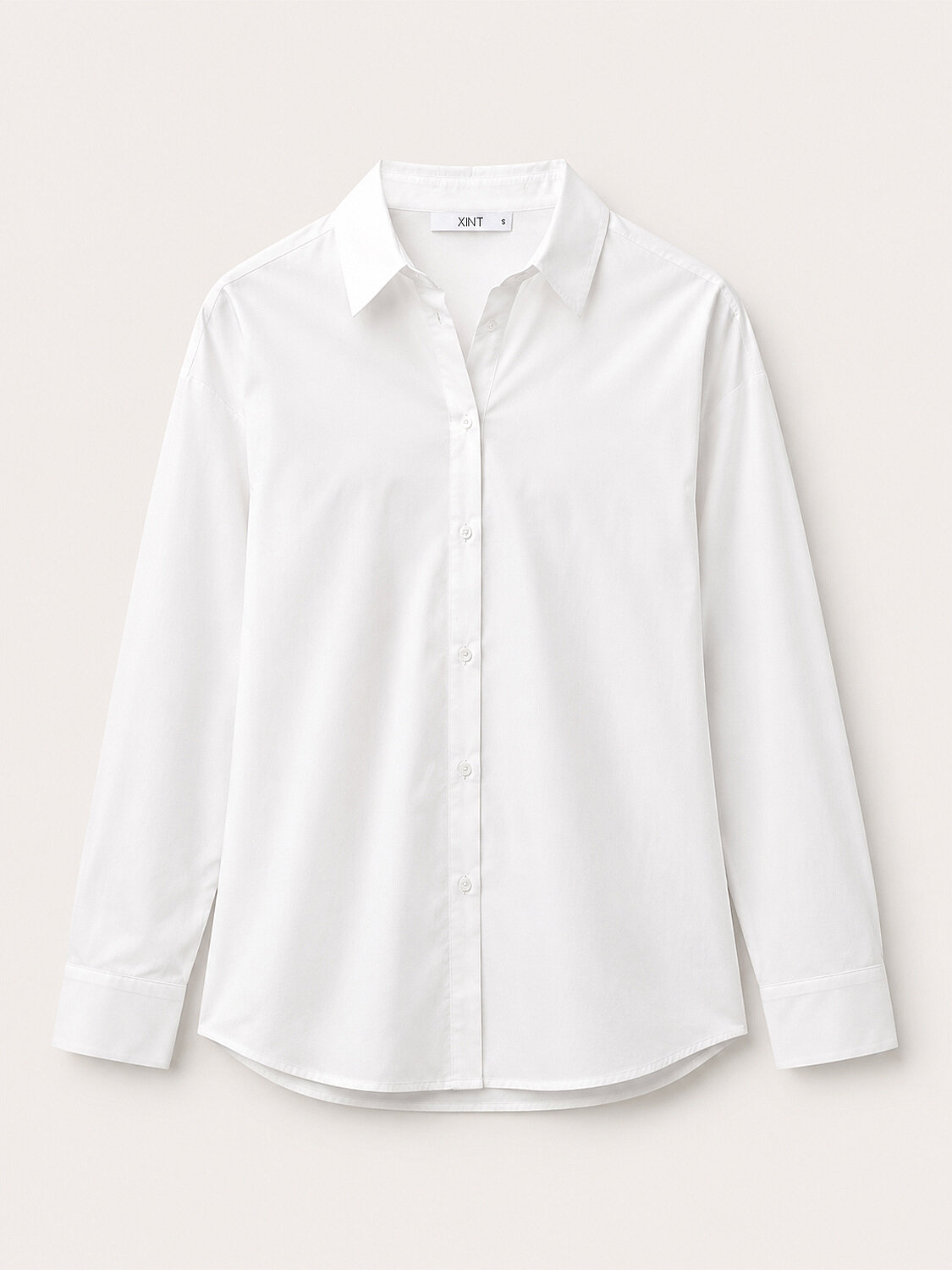 100% Cotton Oversized Basic Shirt - 5