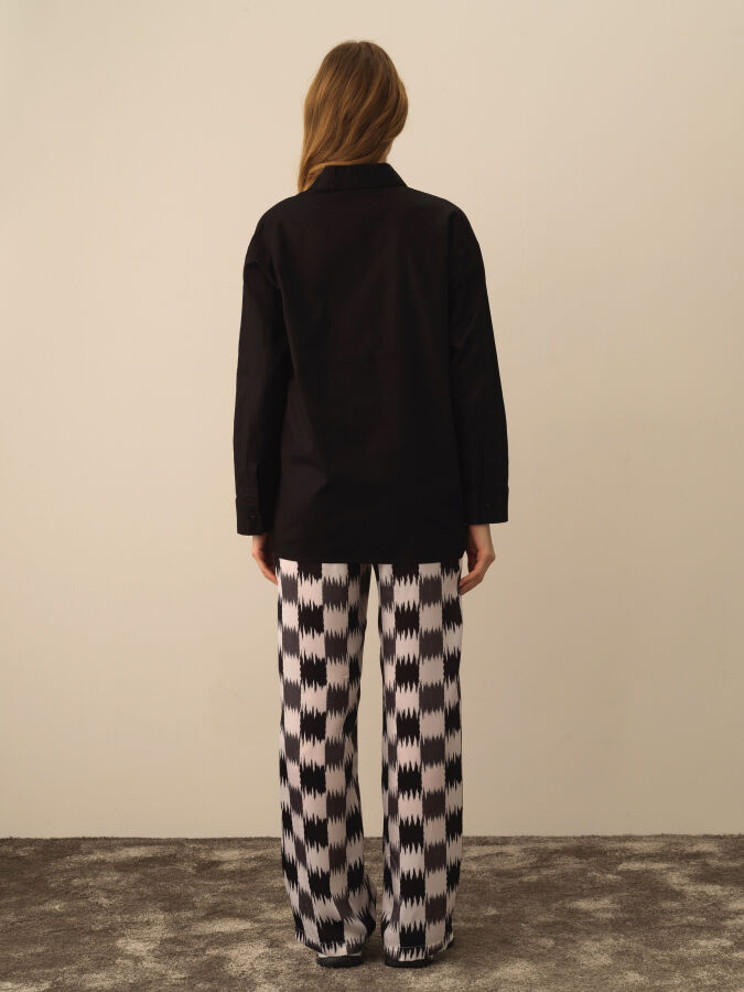 100% Cotton Oversized Basic Shirt - Xint