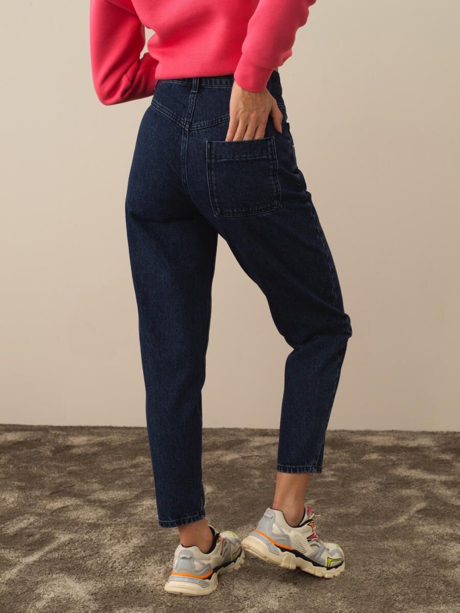 100% Cotton Oversized Denim Pants - 3