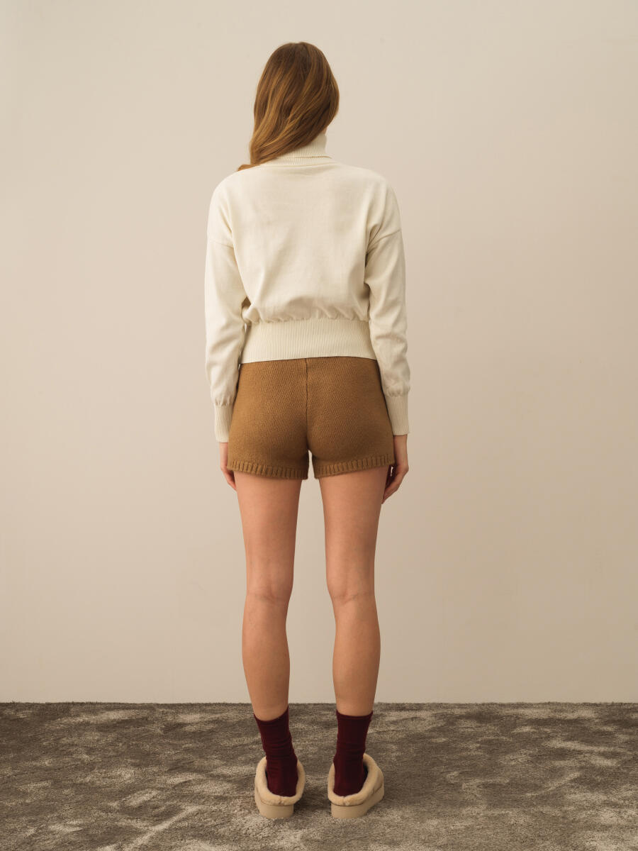 100% Cotton Oversized Printed Sweater - 4