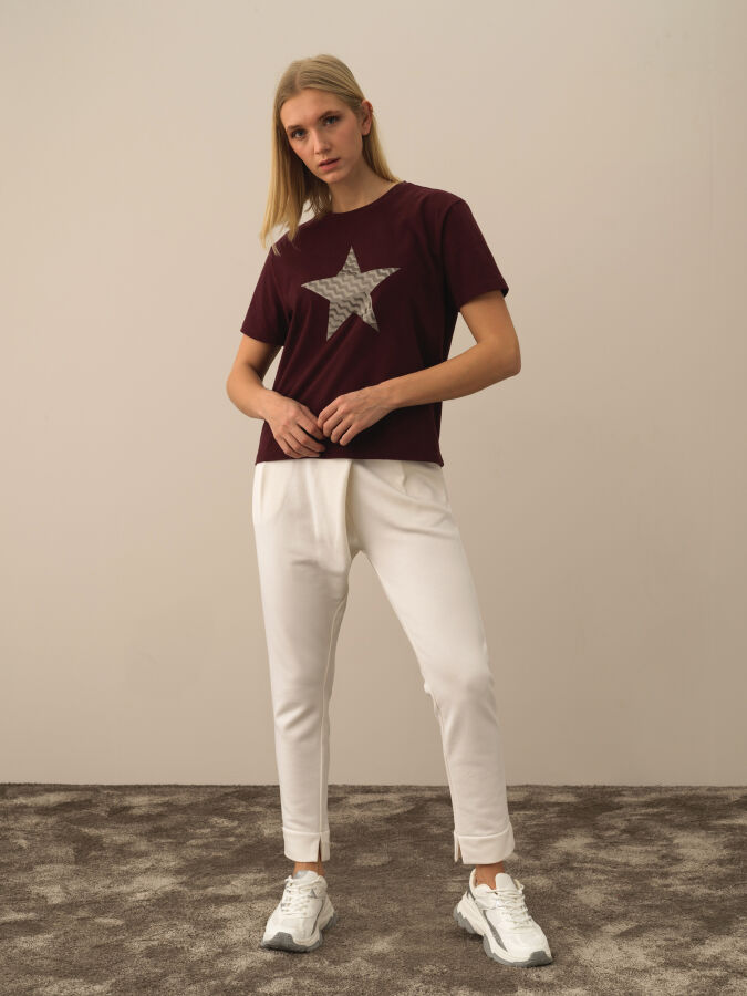 100% Cotton Oversized Printed T-Shirt - 2