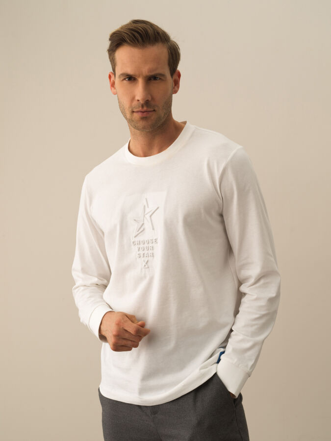 100% Cotton Regular Fit Printed T-Shirt - Xint