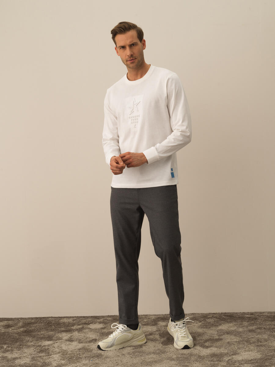 100% Cotton Regular Fit Printed T-Shirt - 2