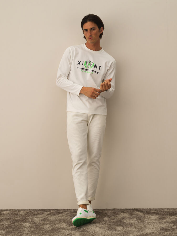 100% Cotton Regular Fit Printed T-Shirt - Xint