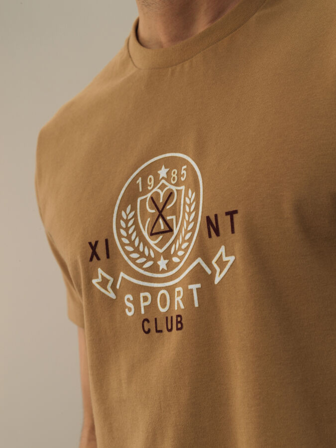 100% Cotton Regular Fit Printed T-Shirt - Xint