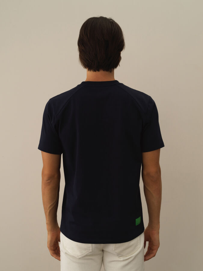 100% Cotton Regular Fit Printed T-Shirt - Xint