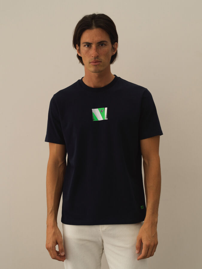 100% Cotton Regular Fit Printed T-Shirt - Xint