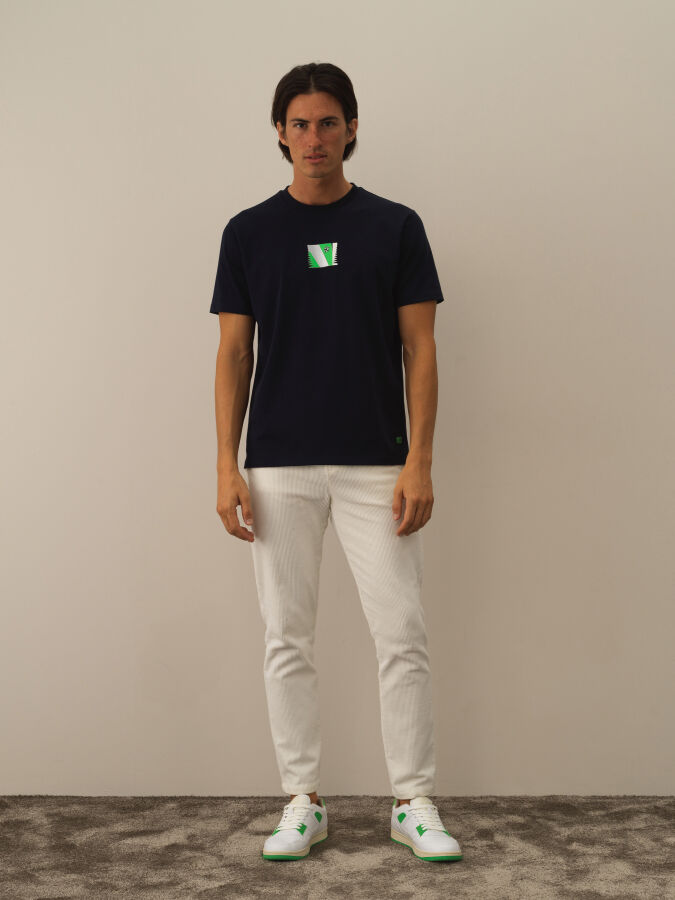 100% Cotton Regular Fit Printed T-Shirt - Xint