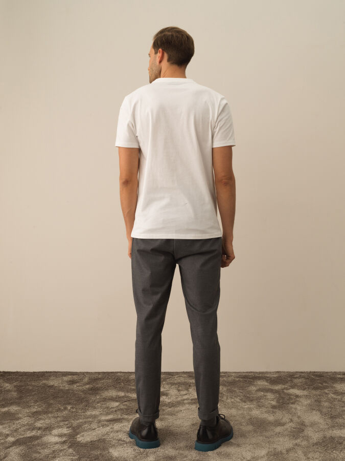 100% Cotton Regular Fit Printed T-Shirt - Xint