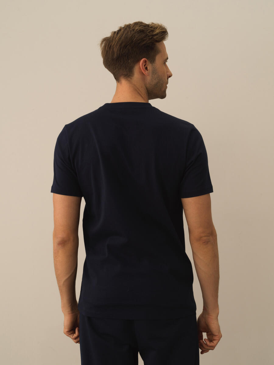 100% Cotton Regular Fit Printed T-Shirt - 4