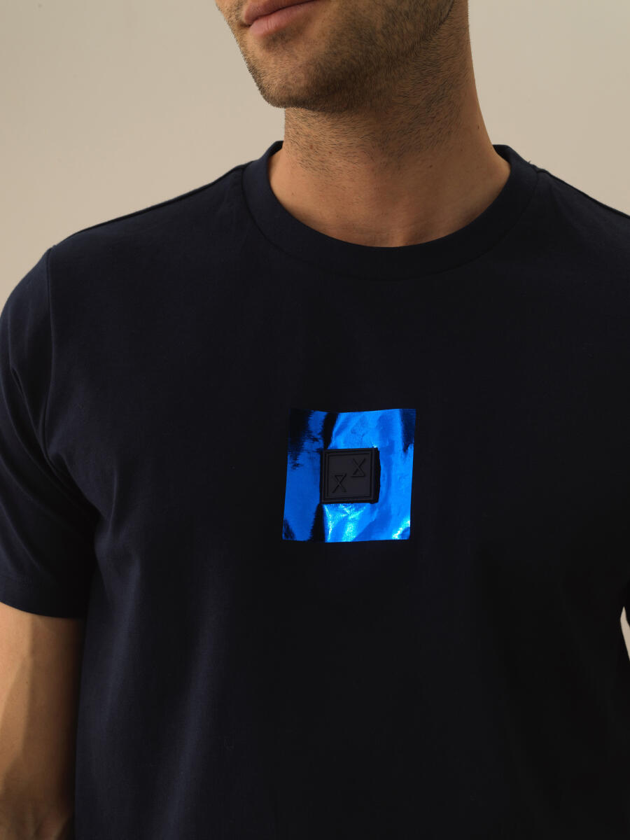 100% Cotton Regular Fit Printed T-Shirt - 3