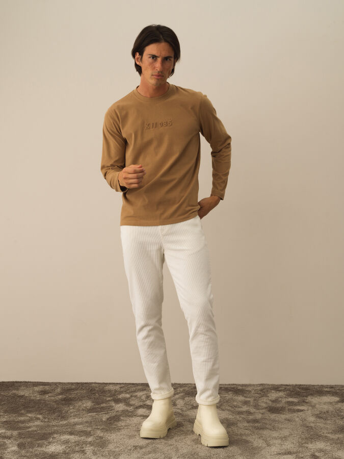 100% Cotton Regular Fit Printed T-Shirt - Xint