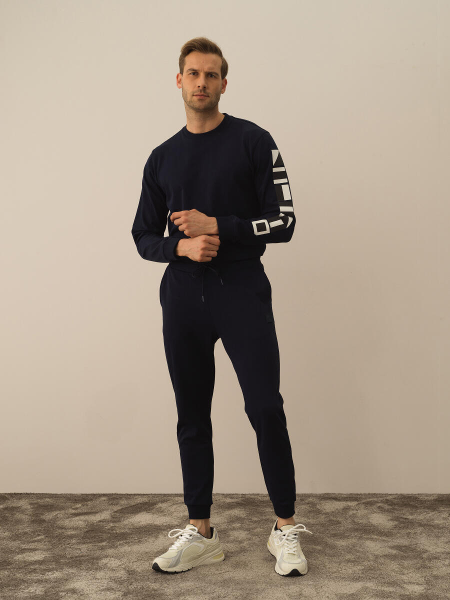 100% Cotton Regular Fit Sweat Pants - 2