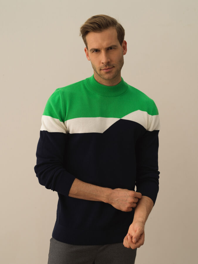 100% Cotton Regular Fit Sweater - Xint