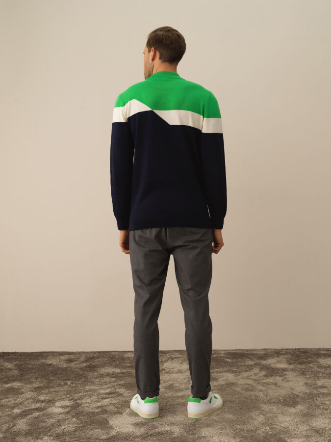 100% Cotton Regular Fit Sweater - 4