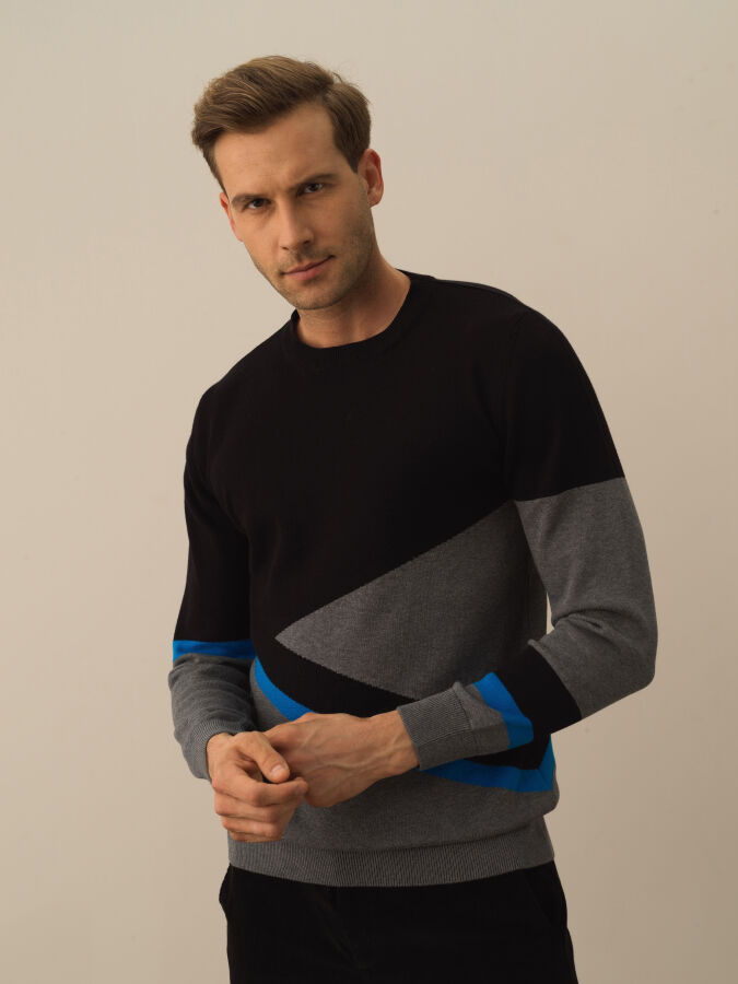 100% Cotton Regular Fit Sweater - Xint