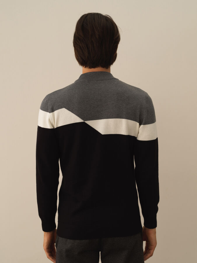 100% Cotton Regular Fit Sweater - 3