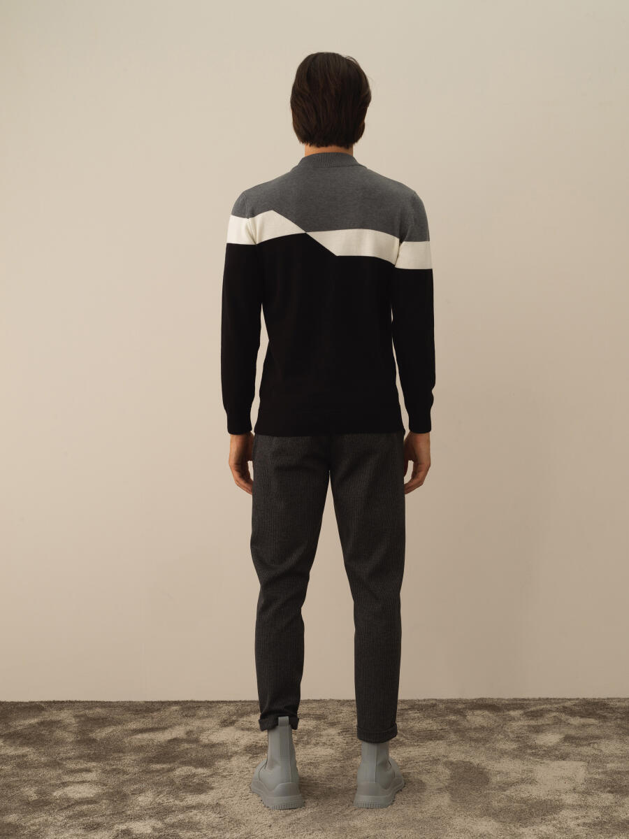 100% Cotton Regular Fit Sweater - 4