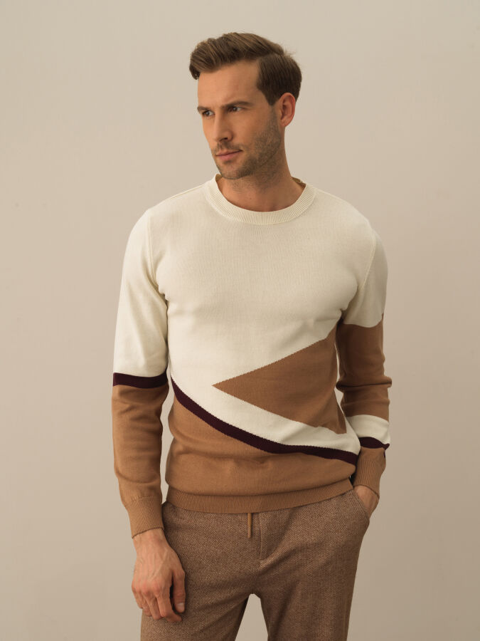 100% Cotton Regular Fit Sweater - Xint