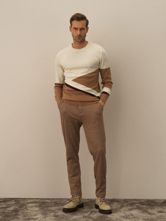 100% Cotton Regular Fit Sweater - Xint