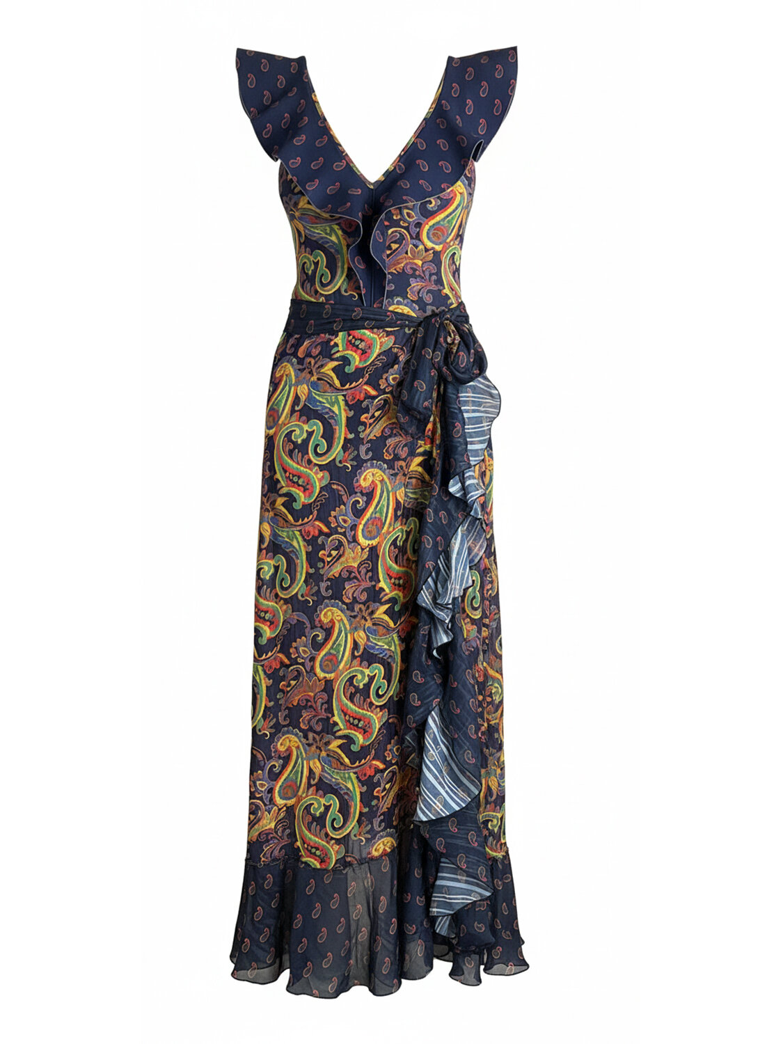 Lacivert Formunu Koruyan Regular Fit Pareo - 5