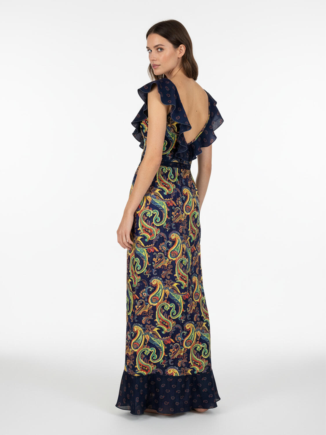 Lacivert Formunu Koruyan Regular Fit Pareo - 4