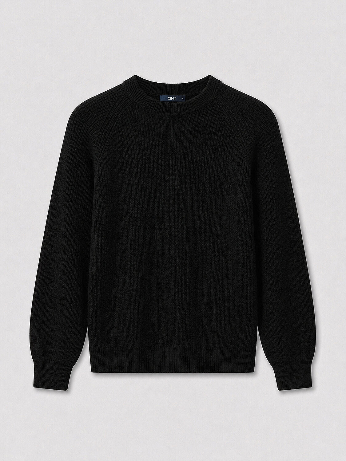 Back Zippered Regular Fit Wool Sweater - 1