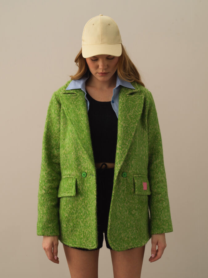 Buttoned Regular Fit Jacket - Xint