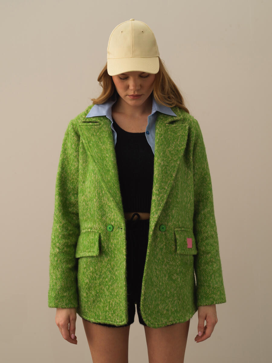 Buttoned Regular Fit Jacket