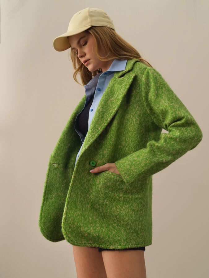 Buttoned Regular Fit Jacket - Xint