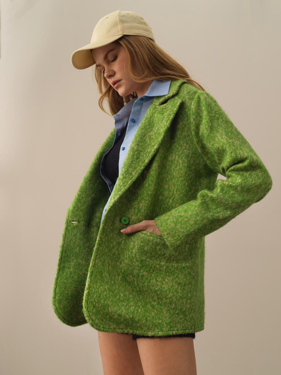 Buttoned Regular Fit Jacket - 4