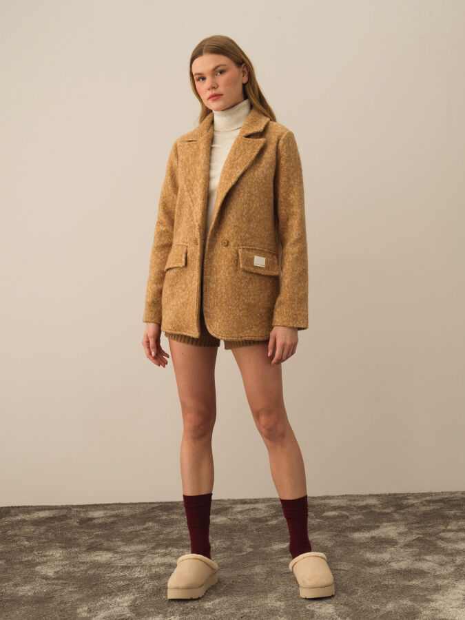 Buttoned Regular Fit Jacket - Xint