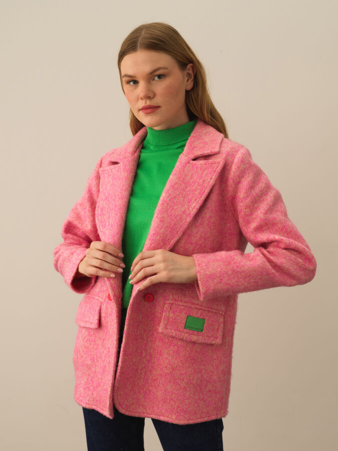 Buttoned Regular Fit Jacket - Xint