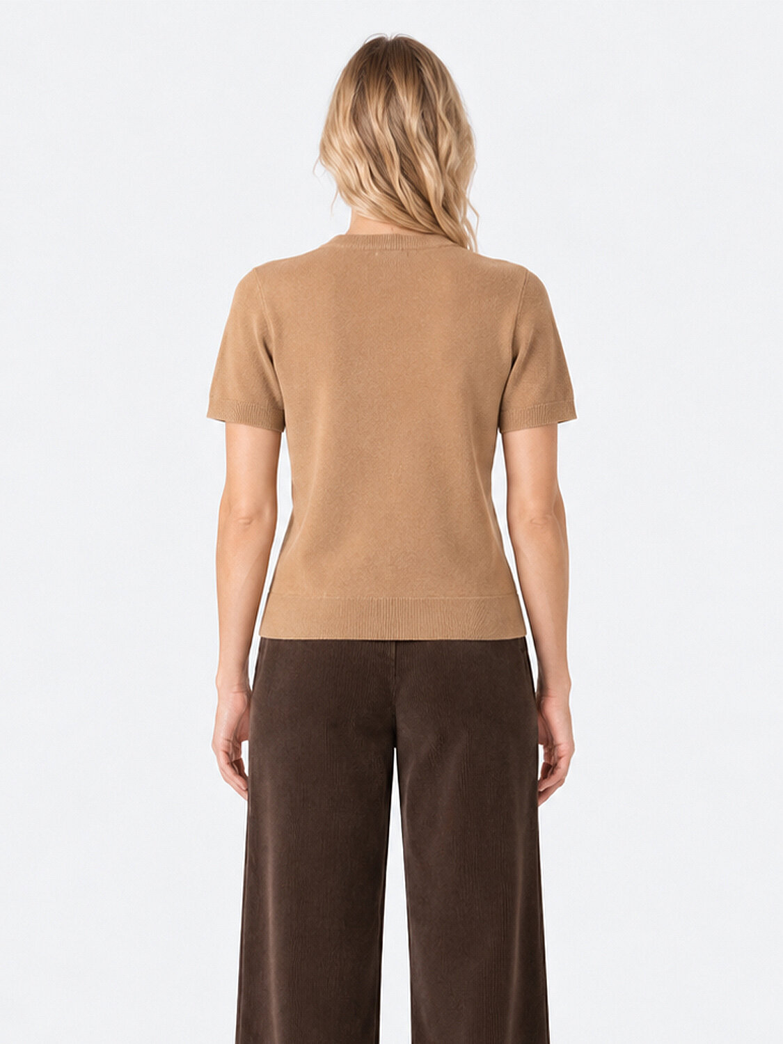 Camel Regular Fit V Yaka Kazak - 4