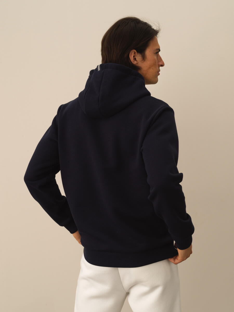 Cotton Hooded Regular Fit Sweatshirt - 4