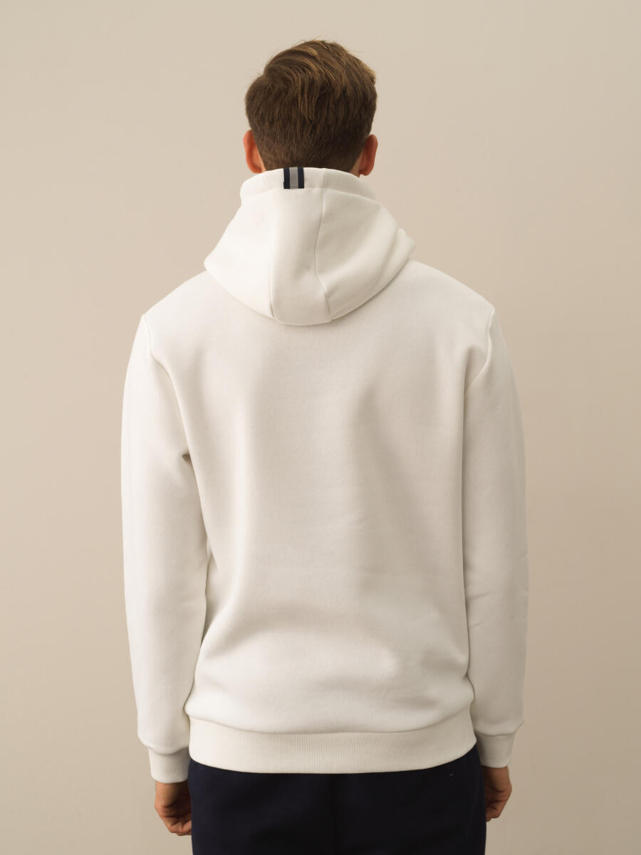 Cotton Hooded Regular Fit Sweatshirt - 3
