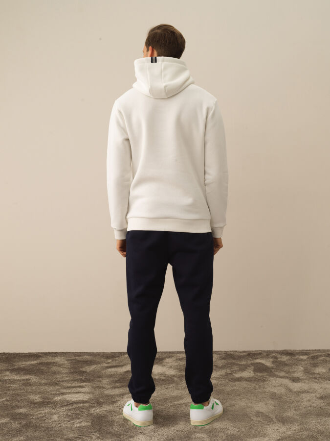 Cotton Hooded Regular Fit Sweatshirt - Xint