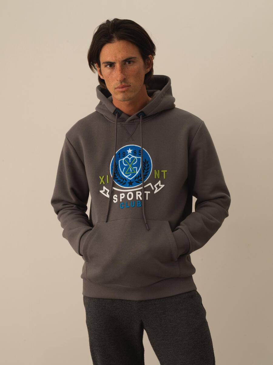 Cotton Hooded Regular Fit Sweatshirt