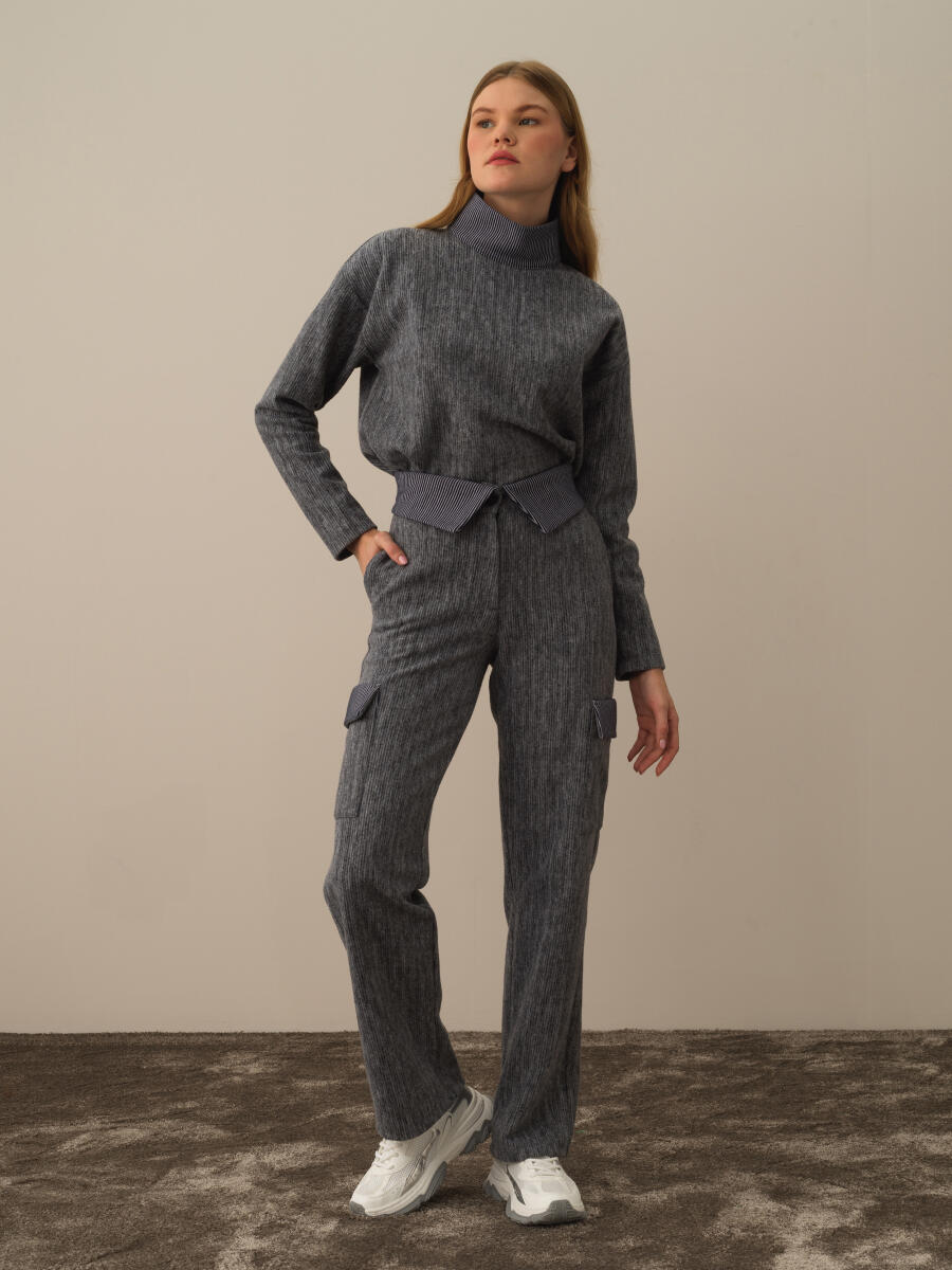 Cotton Oversized Cargo Pants - 2