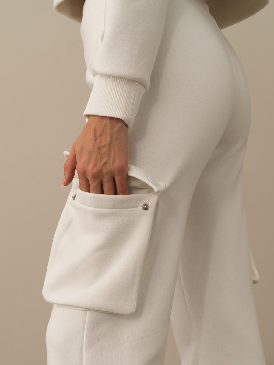 Cotton Oversized Cargo Pants - 2