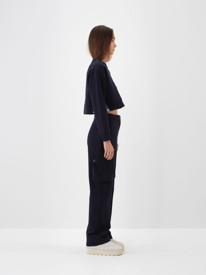 Cotton Oversized Cargo Pants - Xint