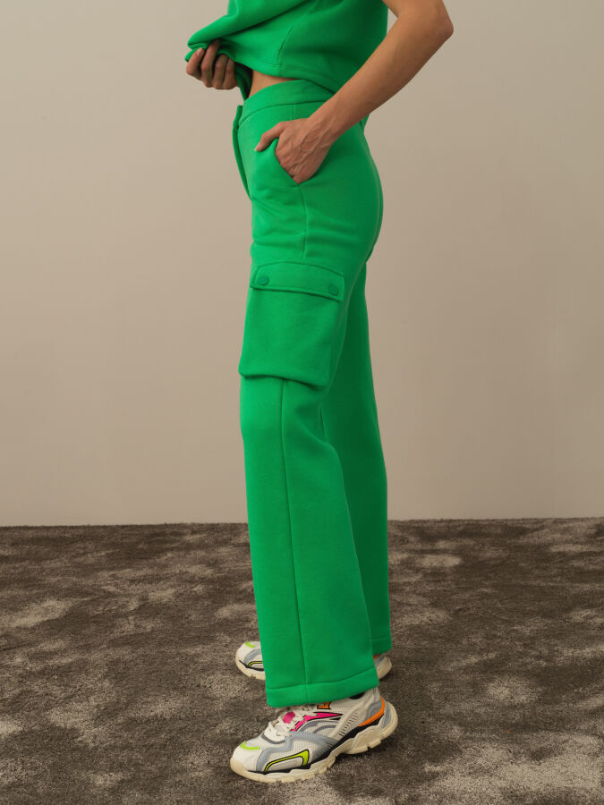 Cotton Oversized Cargo Pants - Xint