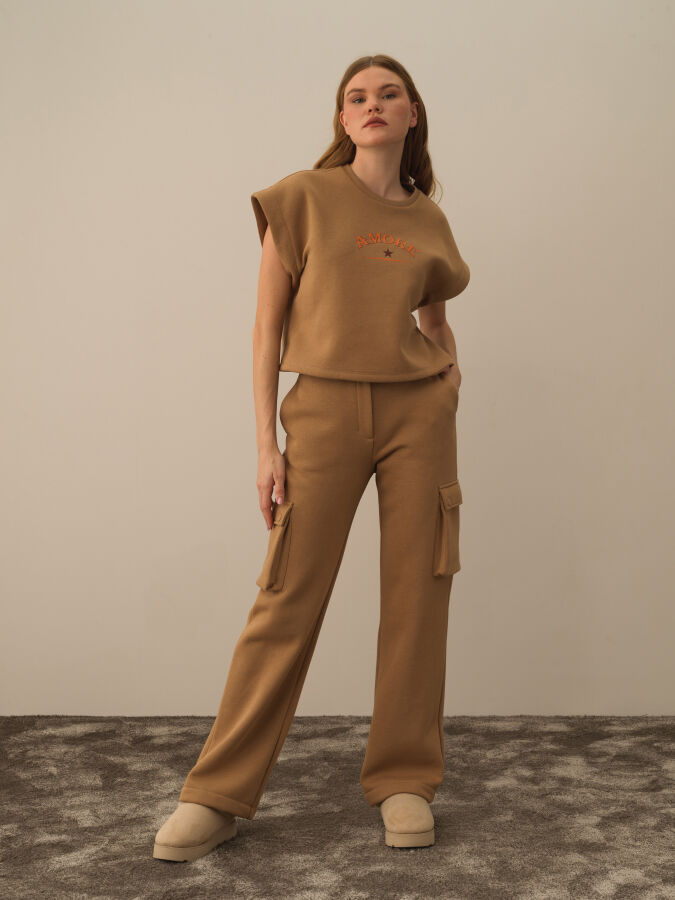 Cotton Oversized Cargo Pants - Xint