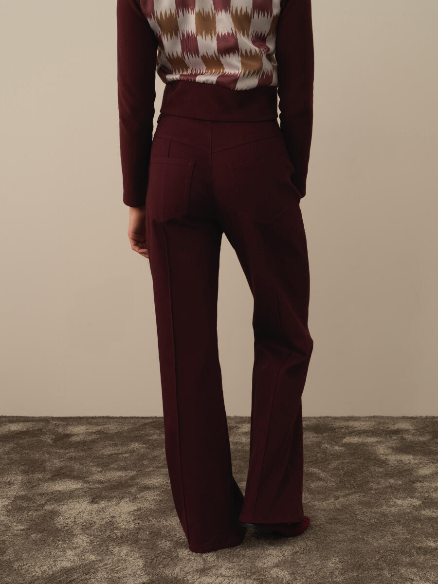 Cotton Oversized Pants - 4