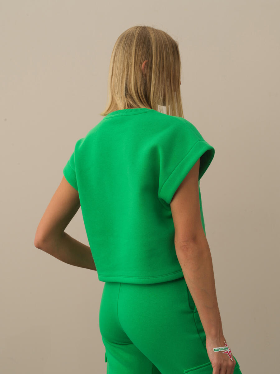 Cotton Oversized Printed Sweatshirt - 3