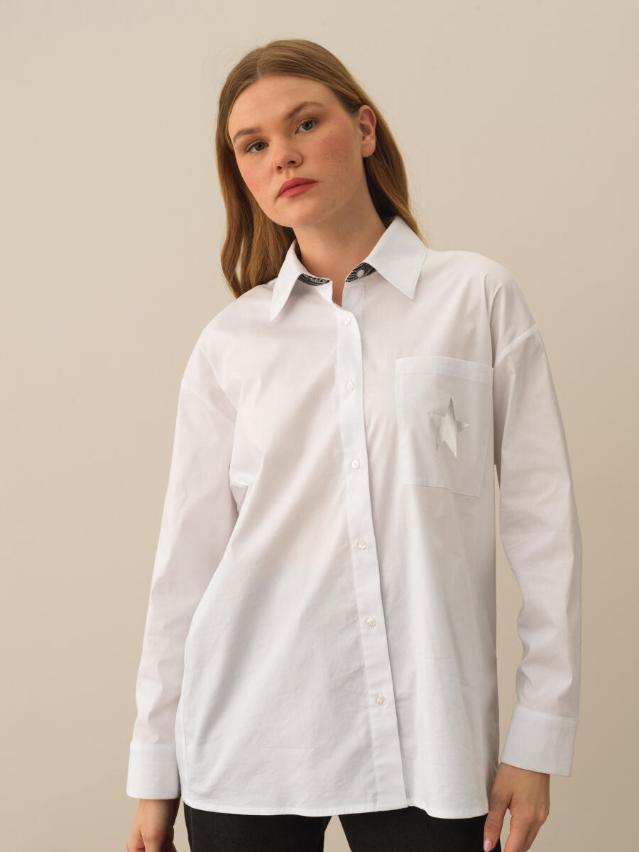 Cotton Oversized Shirt - 3