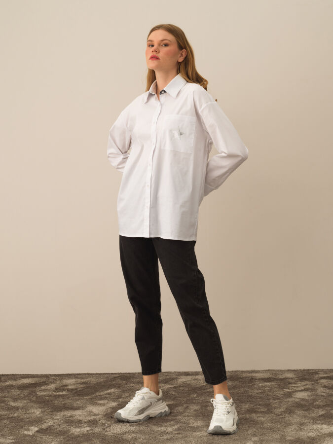Cotton Oversized Shirt - Xint
