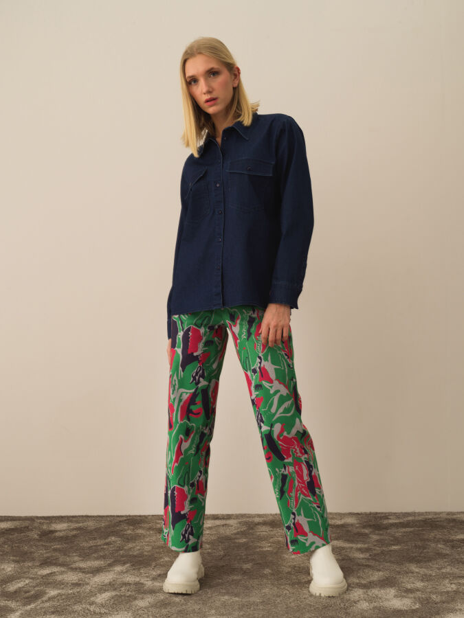 Cotton Oversized Shirt - Xint