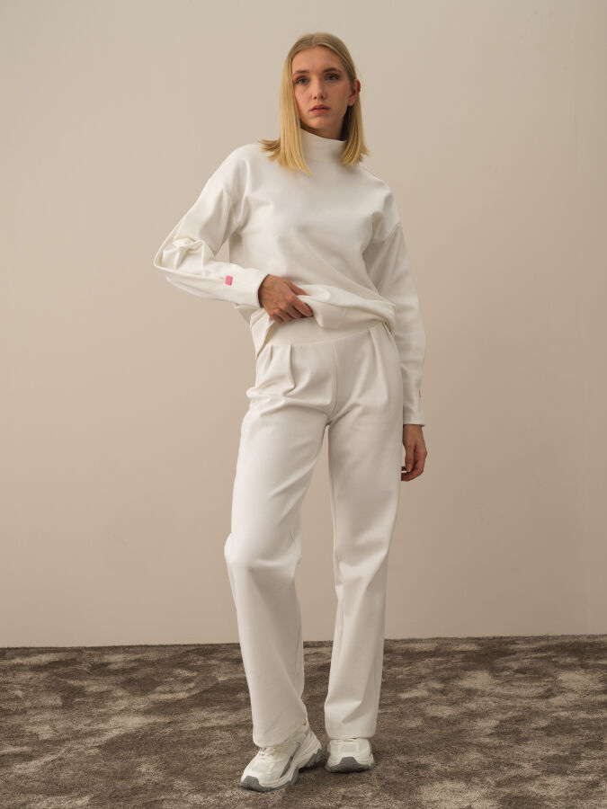 Cotton Oversized Sweat Pants - Xint